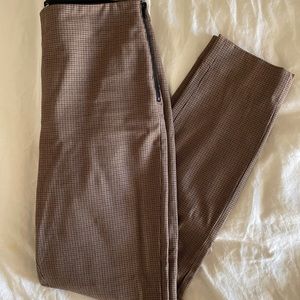 Everlane Cocoa Brown Houndstooth Work Pant 4